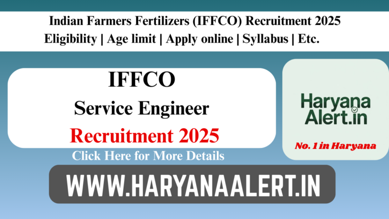 IFFCO Service Engineer Recruitment 2025